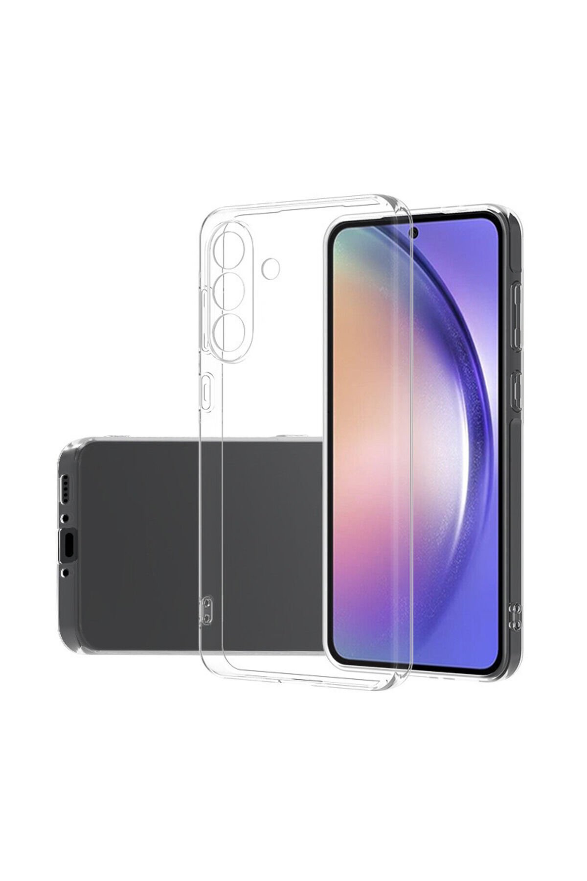 Galaxy A26 Kılıf BSAY Süper Silikon Kapak - Şeffaf