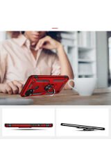 Realme C21 Kılıf BSAY Vega Kapak - Rose Gold Mavi