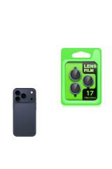 iPhone 17 Pro Max Zore CL-07 Kamera Lens Koruyucu - Titanyum-Gri Gri