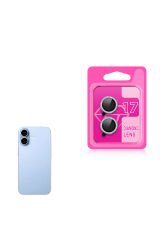 iPhone 17 Zore CL-06 Kamera Lens Koruyucu - Açık Mavi Mavi