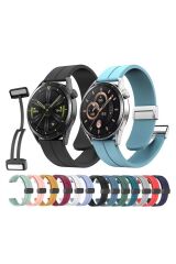 Galaxy Watch Active 2 44mm KRD-84 20mm Uyumlu BSAY Kordon-Beyaz Beyaz