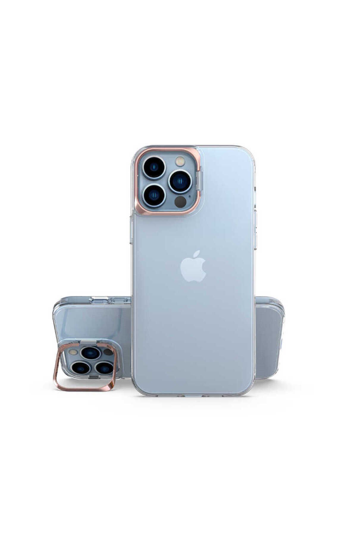 iPhone 13 Pro Uyumlu ATA Skuba Kılıf-Rose Gold