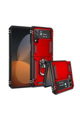 Galaxy Z Flip 4 Uyumlu ATA Vega Kılıf-Mavi