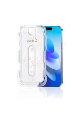 iPhone 15 Pro Uyumlu BSAY Kolay Uygulama Aparatlı 5D Magic Glass Cam Ekran Koruyucu