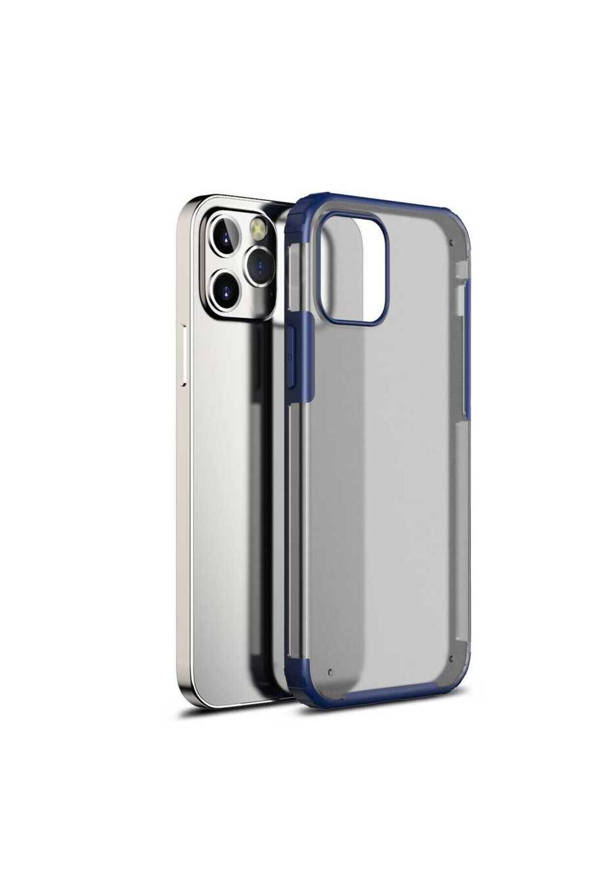iPhone 12 Pro Max Uyumlu BSAY Volks Kılıf-Siyah Lacivert