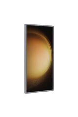 Galaxy S22 Ultra Kılıf Parlak Taşlı Tasarım BSAY Pırlanta Kapak - Gri Gri