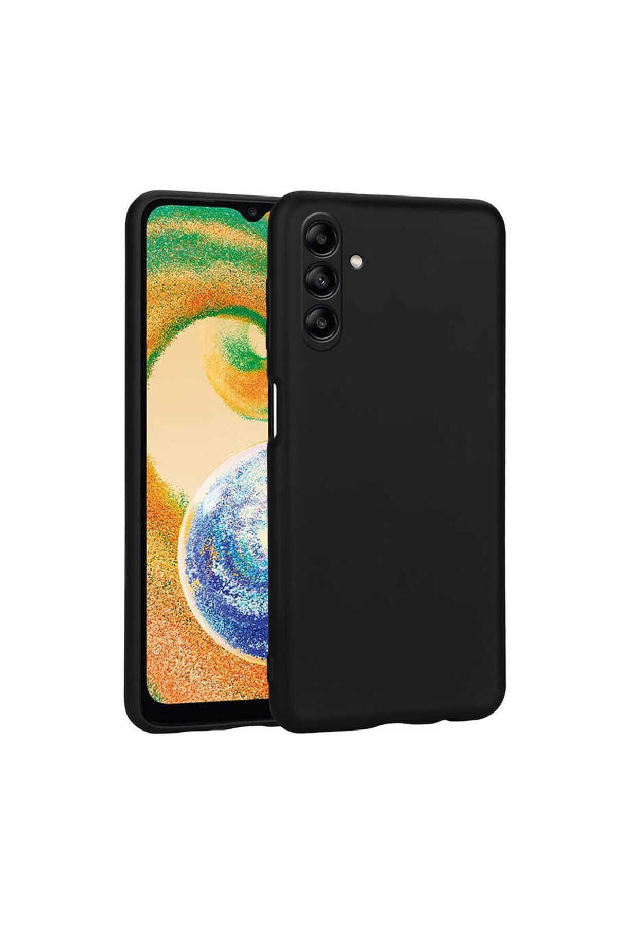 Galaxy A04S Kılıf BSAY Premier Silikon Kapak - Kırmızı Siyah