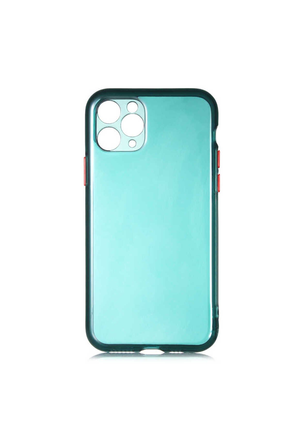 iPhone 11 Pro Uyumlu BSAY Bistro Kılıf-Koyu Yeşil