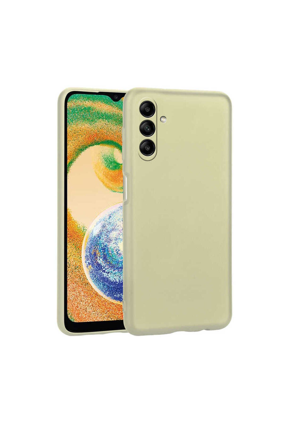 Galaxy A04S Kılıf BSAY Premier Silikon Kapak - Kırmızı Gold