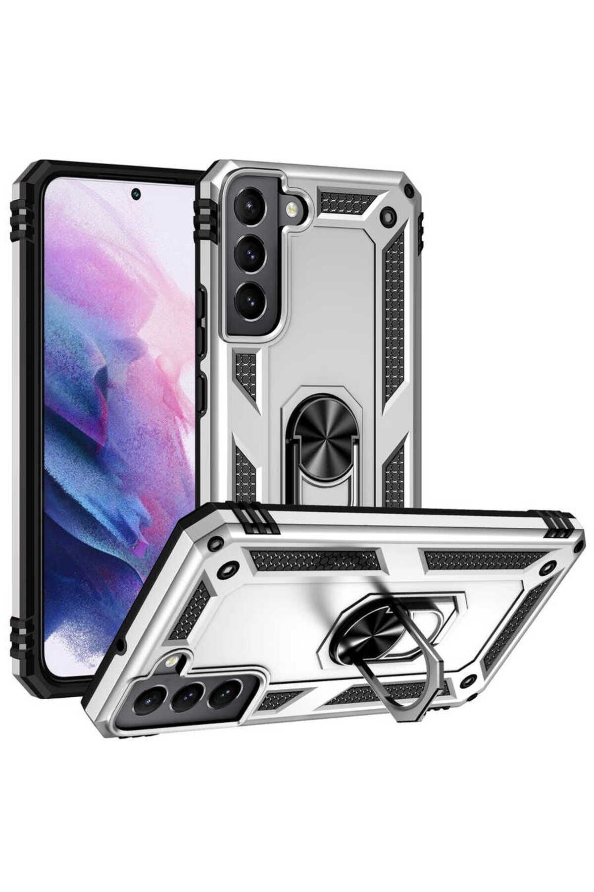 Galaxy S22 Plus Uyumlu CPPL Vega Kılıf-Gri Gri