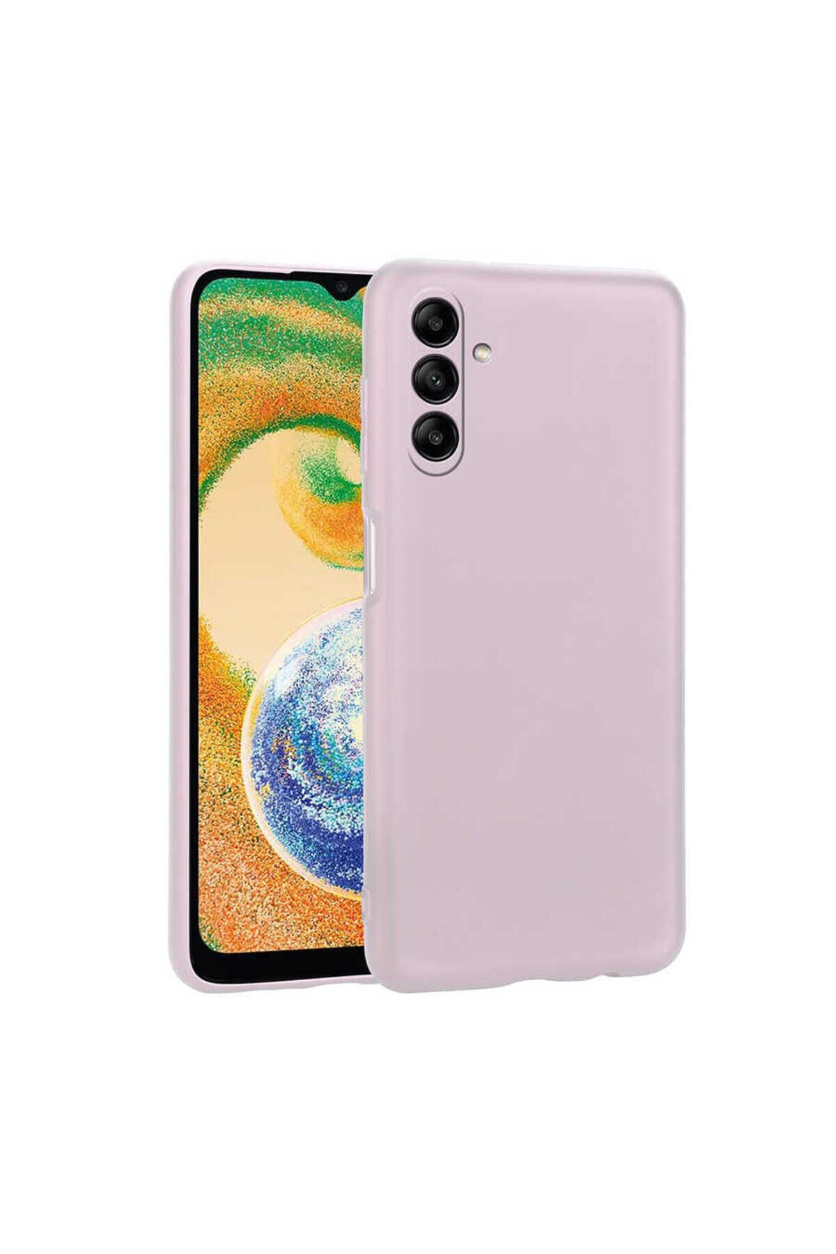 Galaxy A04S Kılıf BSAY Premier Silikon Kapak - Kırmızı Rose Gold