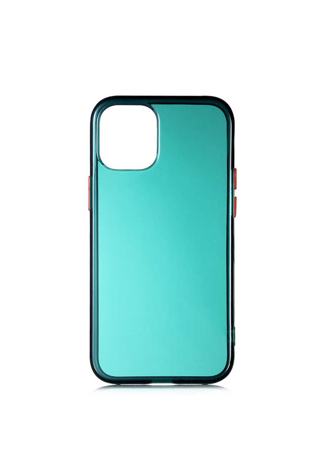 iPhone 12 Uyumlu BSAY Bistro Kılıf-Koyu Yeşil