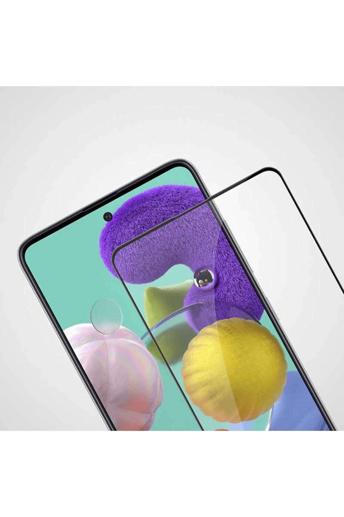 Galaxy A24 Uyumlu BSAY Kenarları Kırılmaya Dayanıklı Cam Ekran Koruyucu