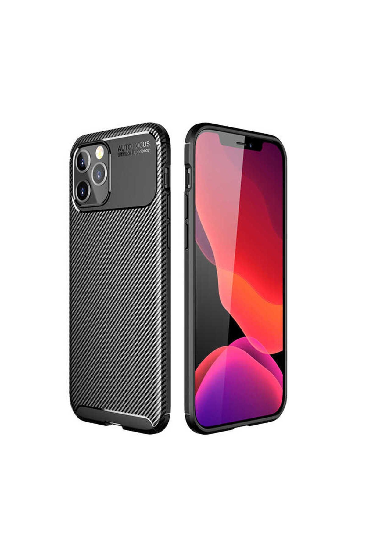 iPhone 12 Pro Uyumlu BSAY Negro Silikon Kılıf-Siyah