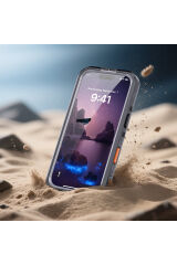 iPhone 17 Kılıf 1-1 Su Geçirmez Kılıf - Siyah