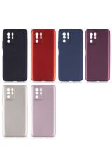 Poco X3 GT Kılıf BSAY Premier Silikon Kapak - Mürdüm Rose Gold