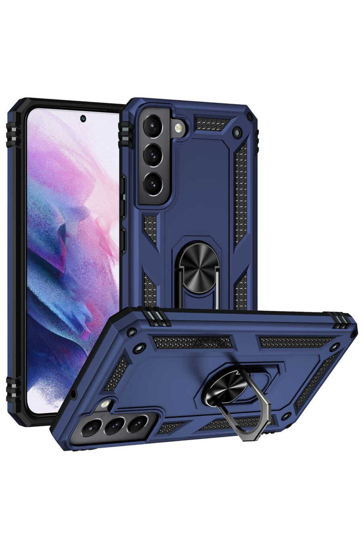 Galaxy S22 Plus Uyumlu EFR Vega Kılıf-Mavi Mavi