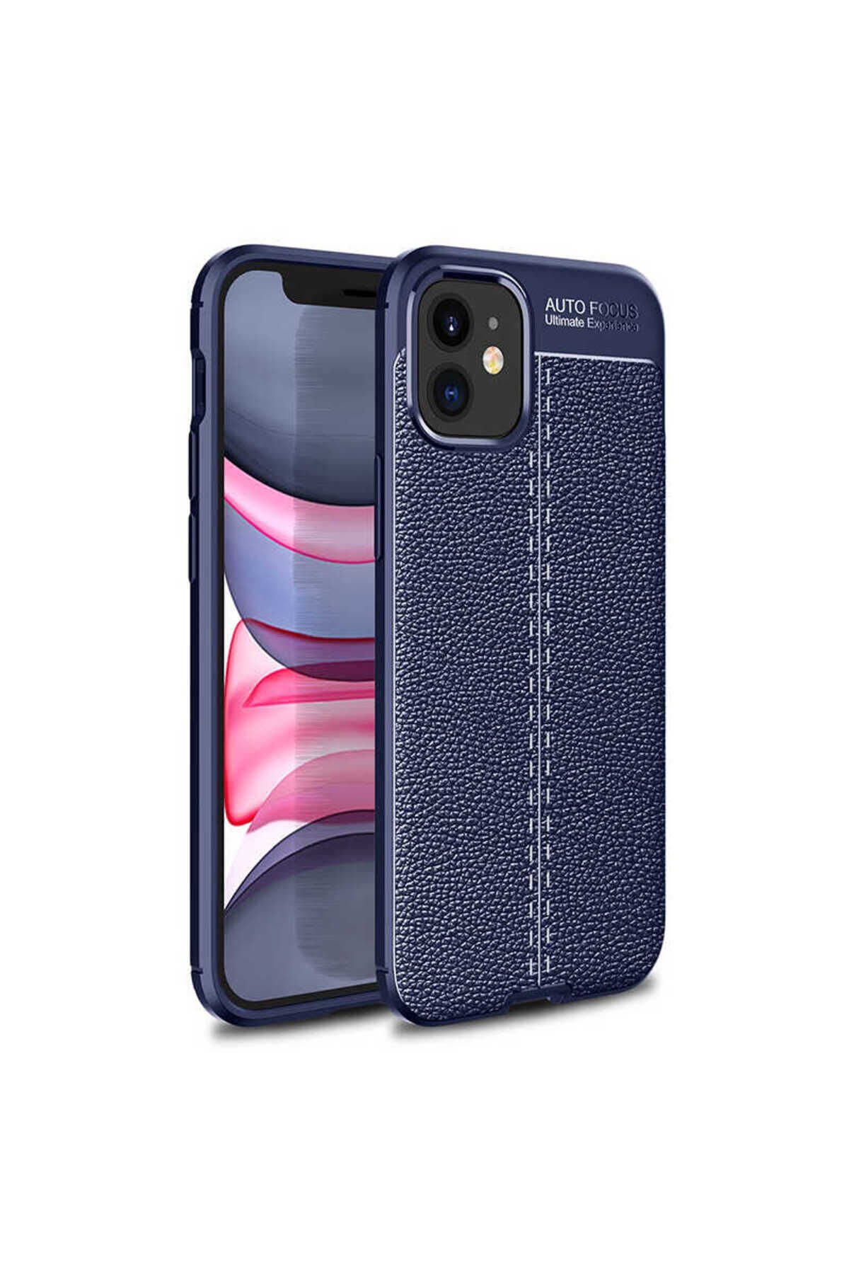 iPhone 12 Mini Uyumlu BSAY Niss Silikon Kılıf-Lacivert
