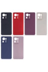 Mi Mix 4 Kılıf BSAY Premier Silikon Kapak - Lacivert Rose Gold