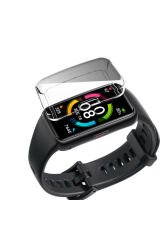 Huawei Band 6 BSAY Watch Gard 09 Koruyucu Silikon - Renksiz Şeffaf