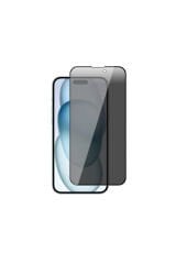 iPhone 15 Pro Uyumlu BSAY New 5D Privacy Temperli Ekran Koruyucu
