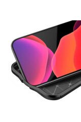 iPhone 12 Pro Max Uyumlu BSAY Niss Silikon Kılıf-Kırmızı