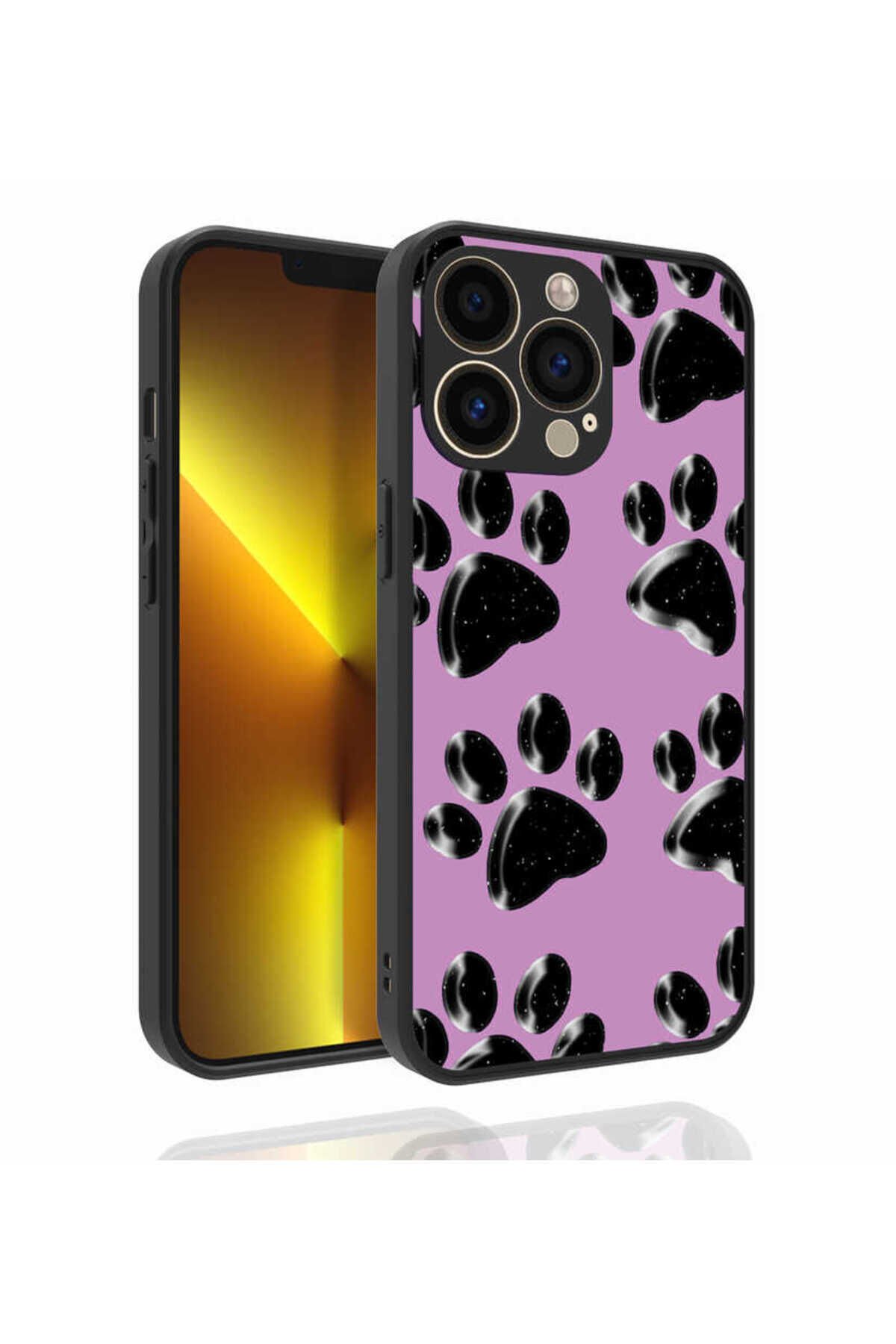 iPhone 13 Pro Max Uyumlu Desenli Kamera Korumalı Parlak EFR Nora Kılıf-NO3 No3