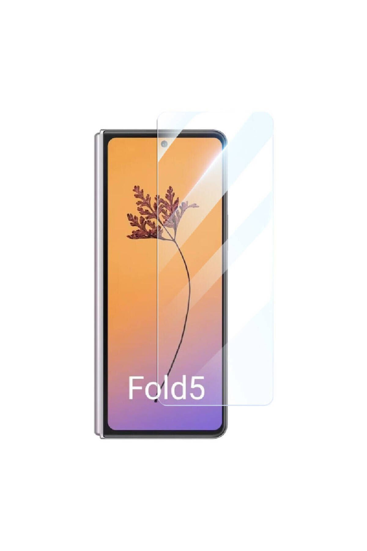 Galaxy Z Fold 5 Uyumlu BSAY Etnaa Şeffaf Cam Ekran Koruyucu