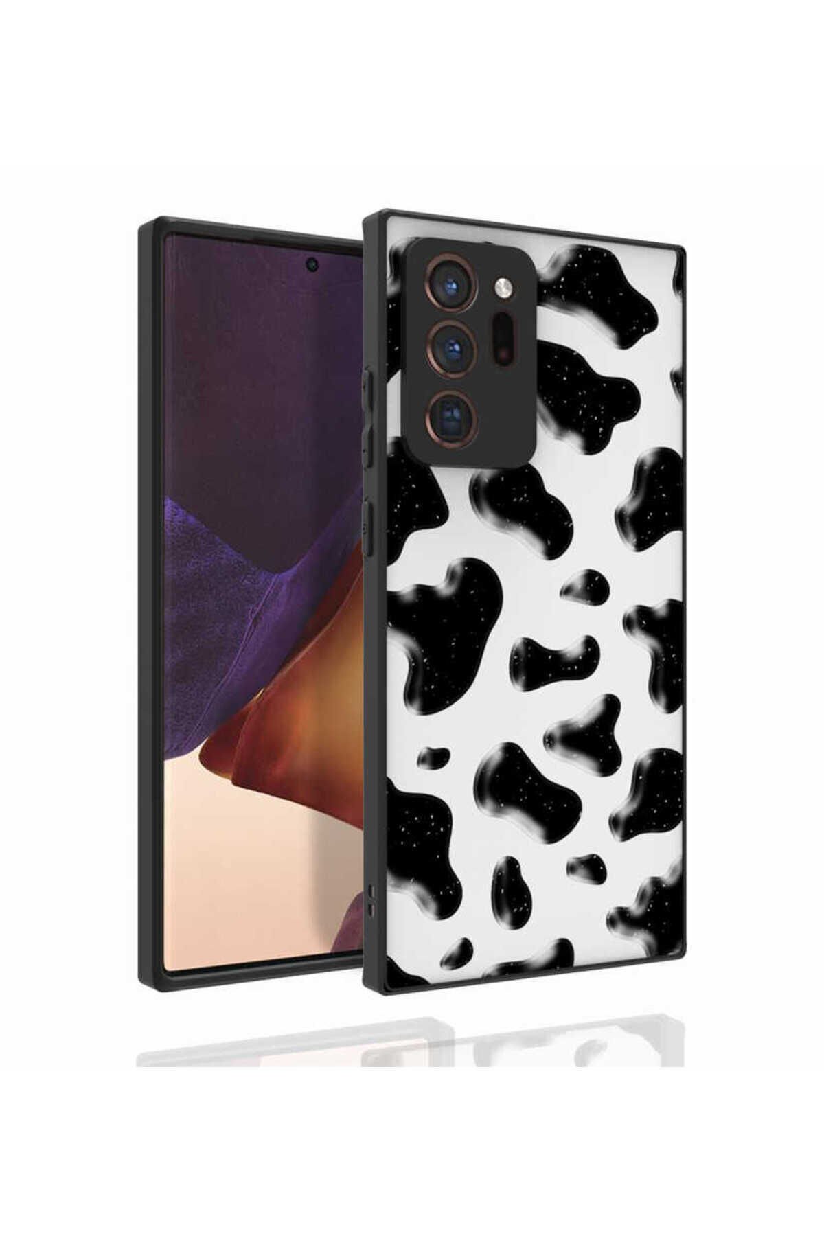 Galaxy Note 20 Ultra Uyumlu Desenli Kamera Korumalı Parlak EFR Nora Kılıf-NO2 No2