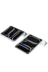 iPad Pro 13 2024 Kılıf Magnetik Ayrılabilen Airbagli BSAY Sliding Tablet Kılıfı - Lacivert Lacivert