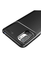 Poco M3 Pro Kılıf TKNC Negro Silikon Kapak - Siyah