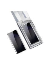 Galaxy S22 Ultra BSAY Uygulama Aparatlı 6in1 Easy Privacy Body Ekran Koruyucu-Siyah