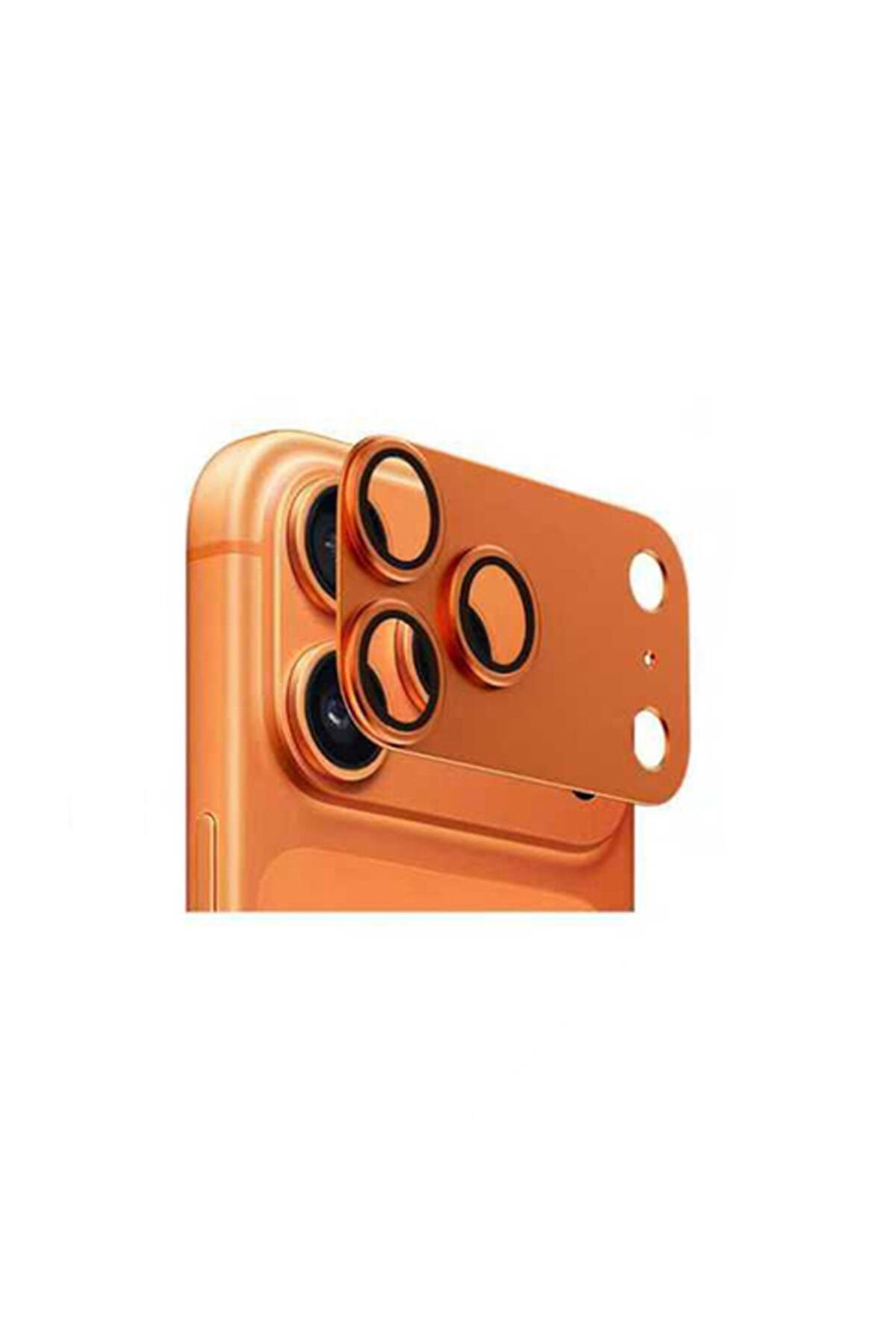 iPhone 17 Pro BSAY CL-20 Kamera Lens Koruyucu - Turuncu Turuncu