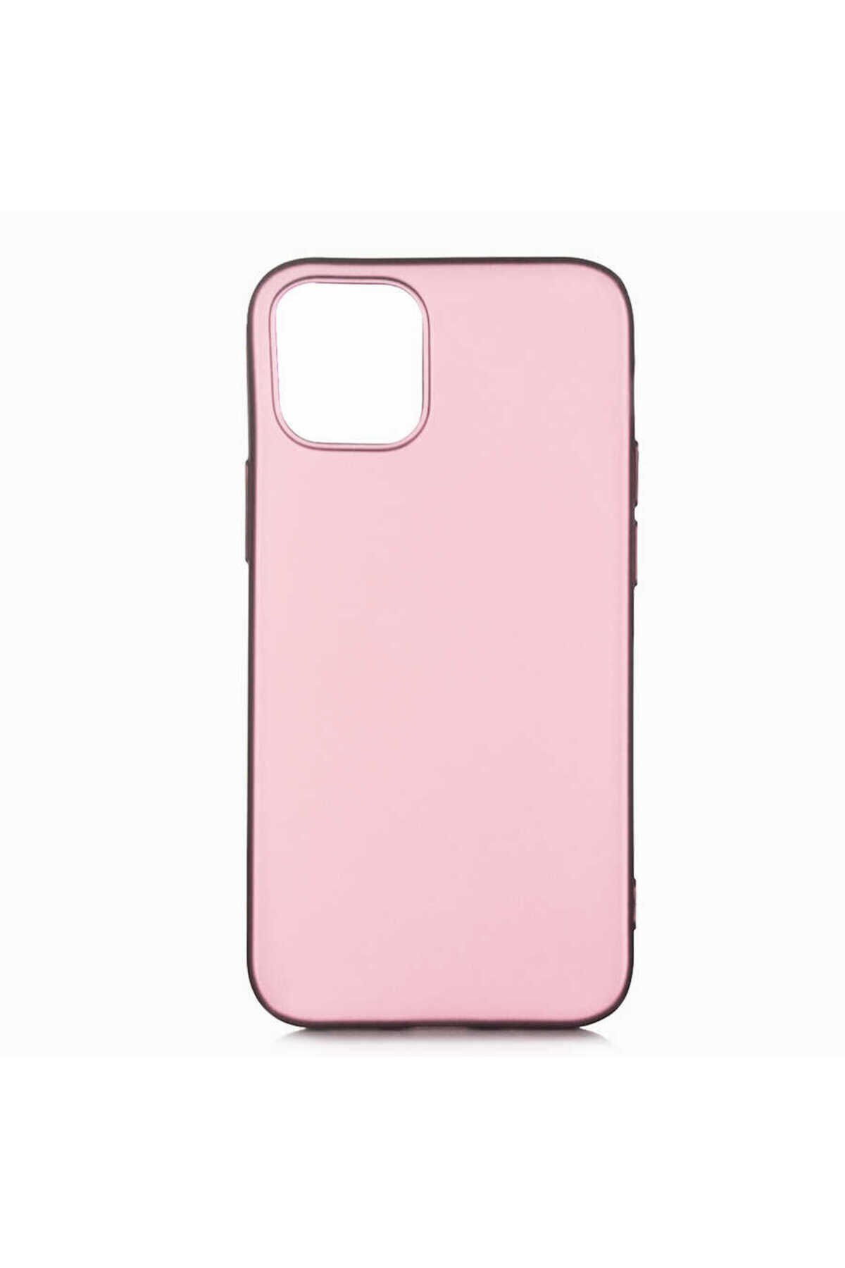 iPhone 12 Mini Uyumlu BSAY Premier Silikon Kılıf-Rose Gold