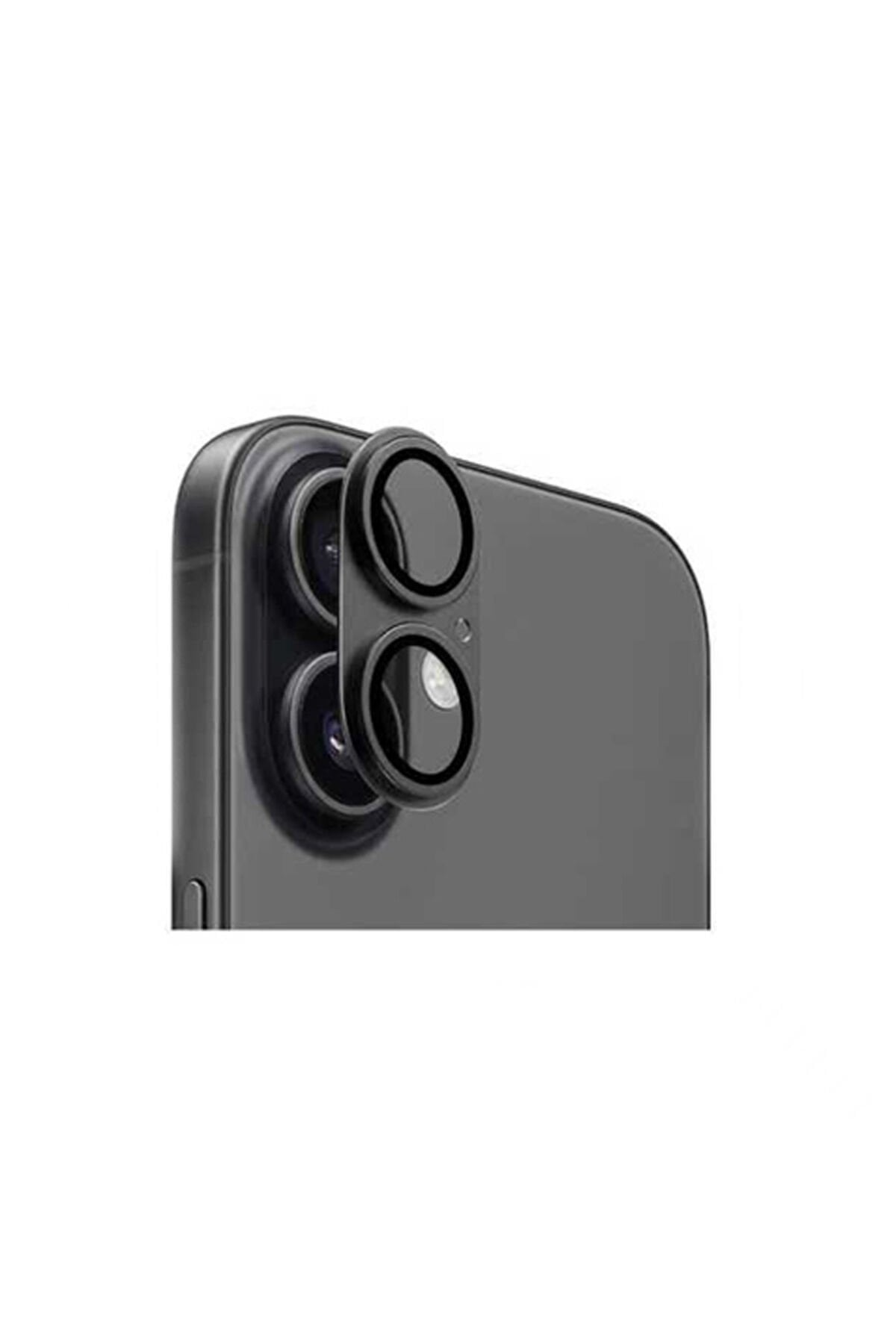 iPhone 17 TKDW CL-20 Kamera Lens Koruyucu - Siyah Siyah
