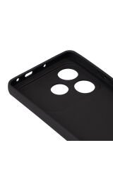 Tecno Pova 6 Uyumlu Kılıf FRMS Biye Silikon-Siyah Siyah