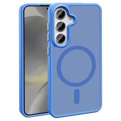 Galaxy S25 Kılıf M-safe Şarj Özellikli Mat Arka Yüzey Zore Sio Kılıf Siyah