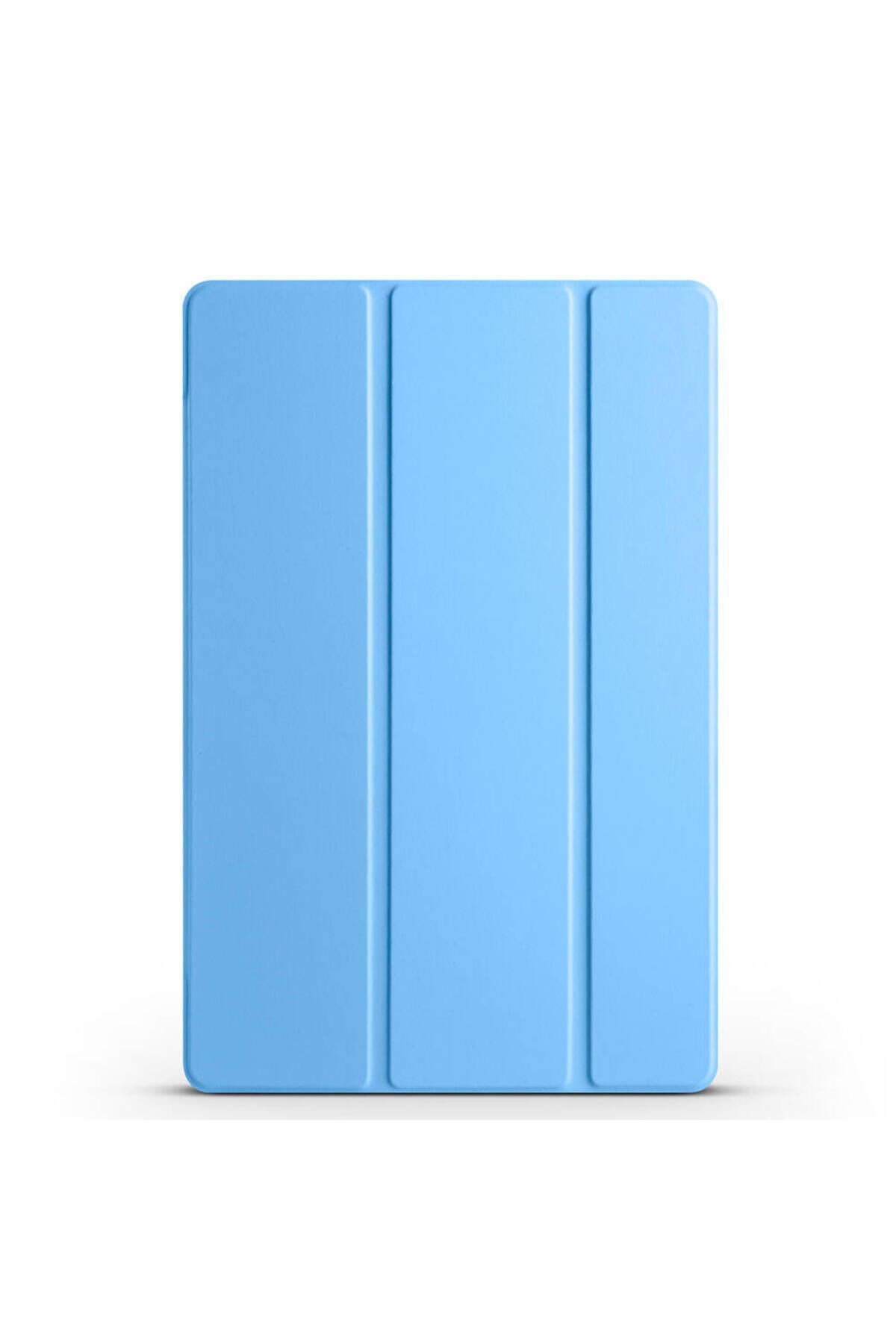 Galaxy Tab A9 Plus Uyumlu BSAY Smart Cover Standlı 1-1 Kılıf-Pembe Koyu Mavi