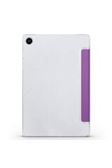 Galaxy Tab A9 Plus Uyumlu BSAY Smart Cover Standlı 1-1 Kılıf-Pembe Koyu Mavi