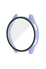 Galaxy Watch 5 40mm Sert PC Kasa ve Ekran Koruyucu BSAY Watch Gard 14 - Mavi Açık Gümüş