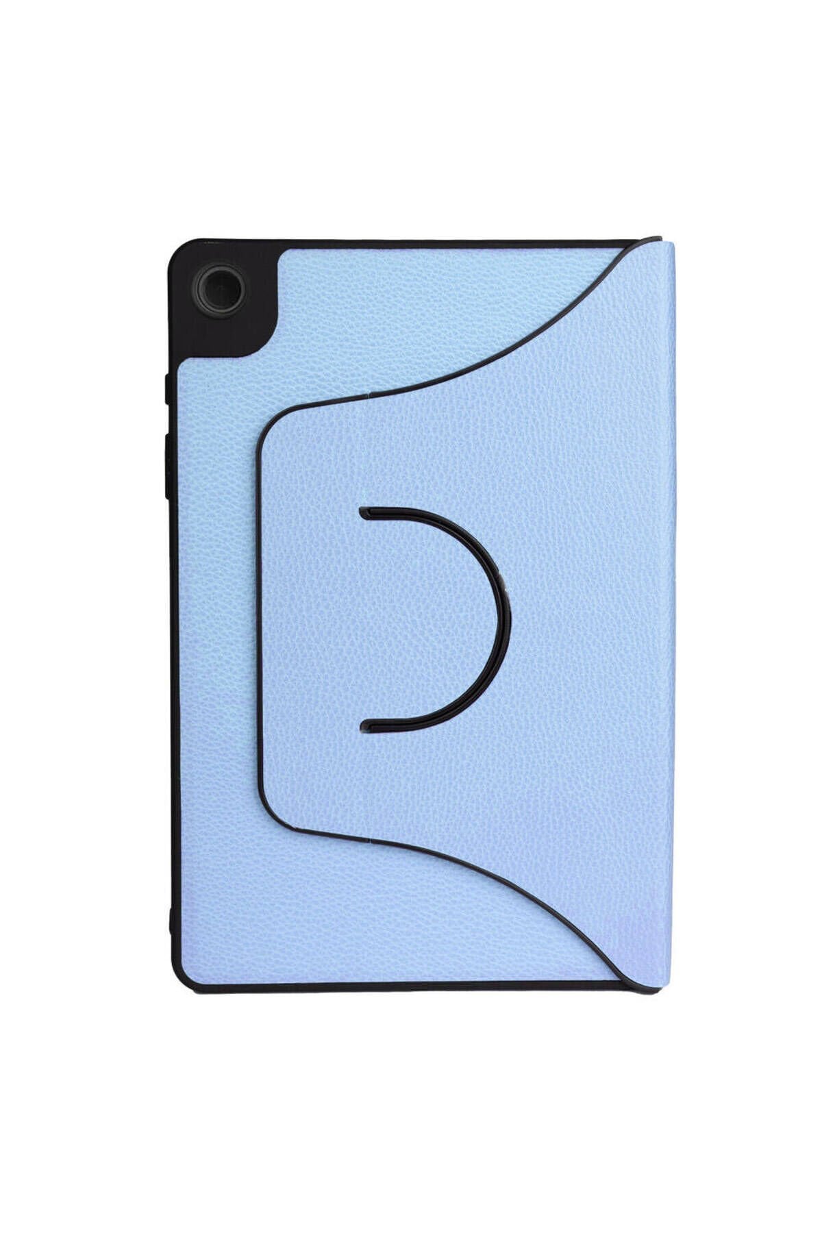 Galaxy Tab A9 Uyumlu BSAY Fest Dönebilen Standlı Kılıf-Mavi Açık Mavi Açık