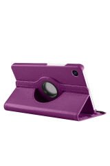 Galaxy Tab A9 Plus Uyumlu BSAY Dönebilen Standlı Kılıf-Kırmızı Kırmızı