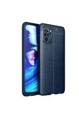 Poco M5S Kılıf BSAY Niss Silikon Kapak - Kırmızı Lacivert