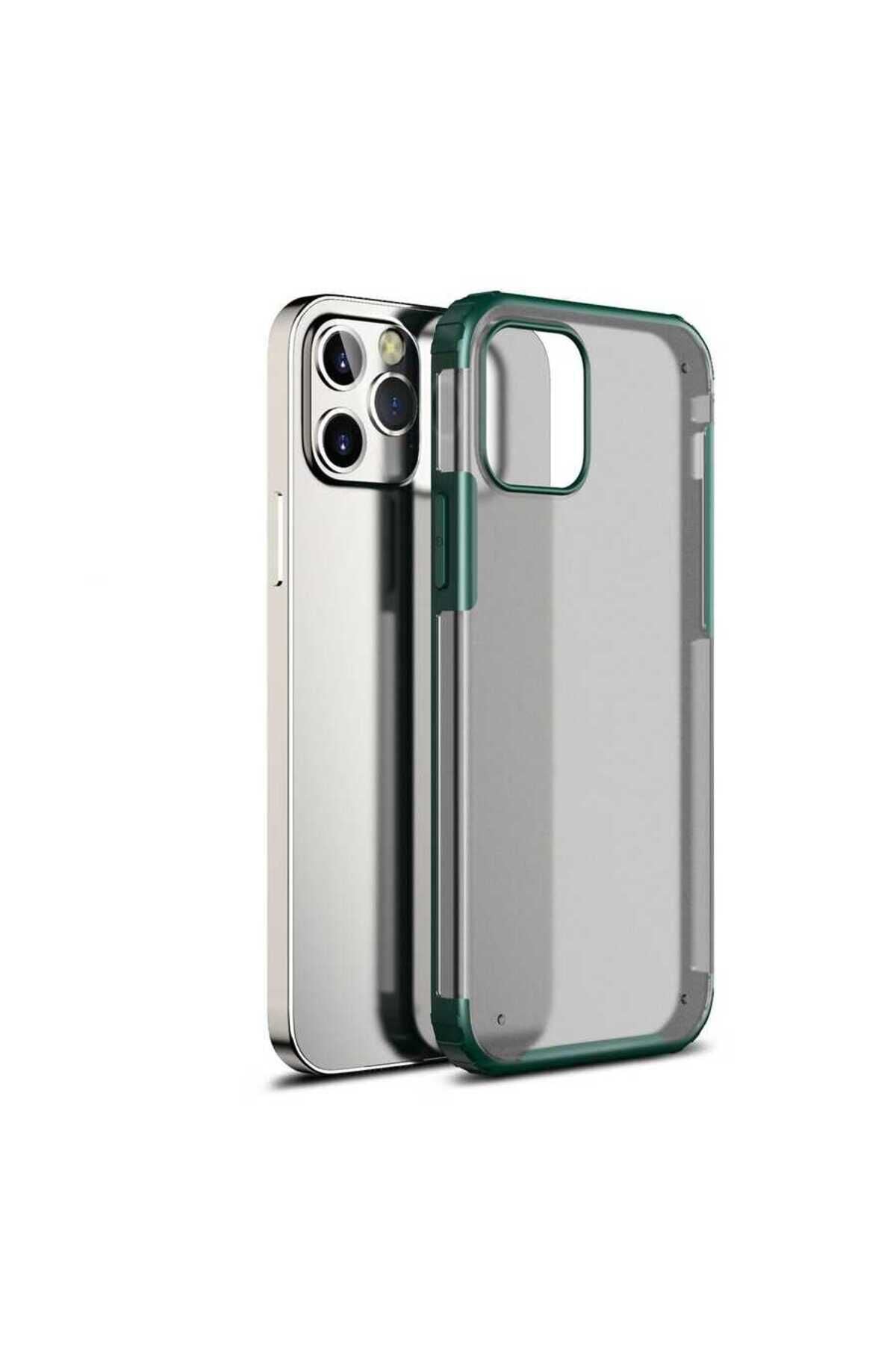 iPhone 12 Pro Max Uyumlu GZST Volks Kılıf-Koyu Yeşil Koyu Yeşil