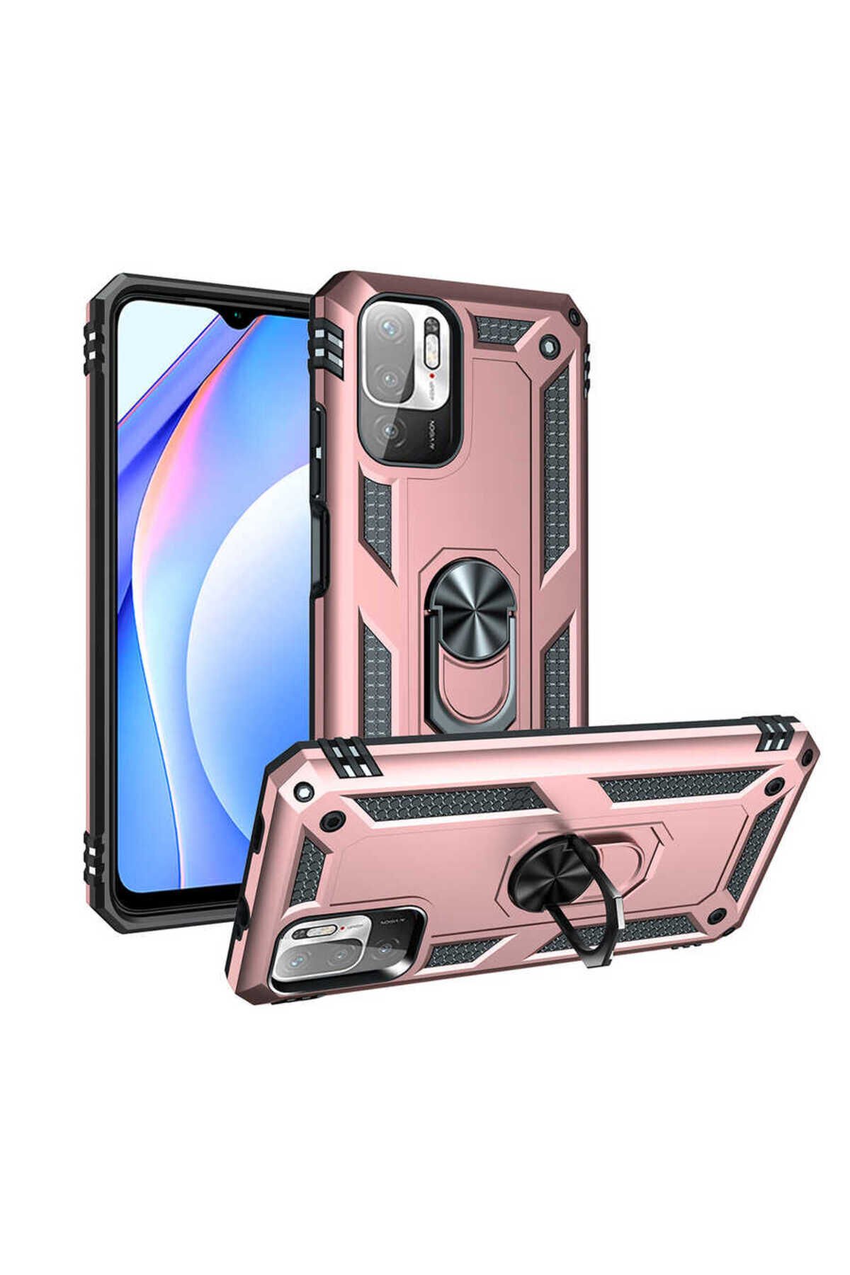 Poco M3 Pro Kılıf BSAY Vega Kapak - Rose Gold
