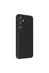 Galaxy A26 Kılıf Kamera Korumalı Kartlık Hazneli BSAY Vitra Kapak - Gri Siyah