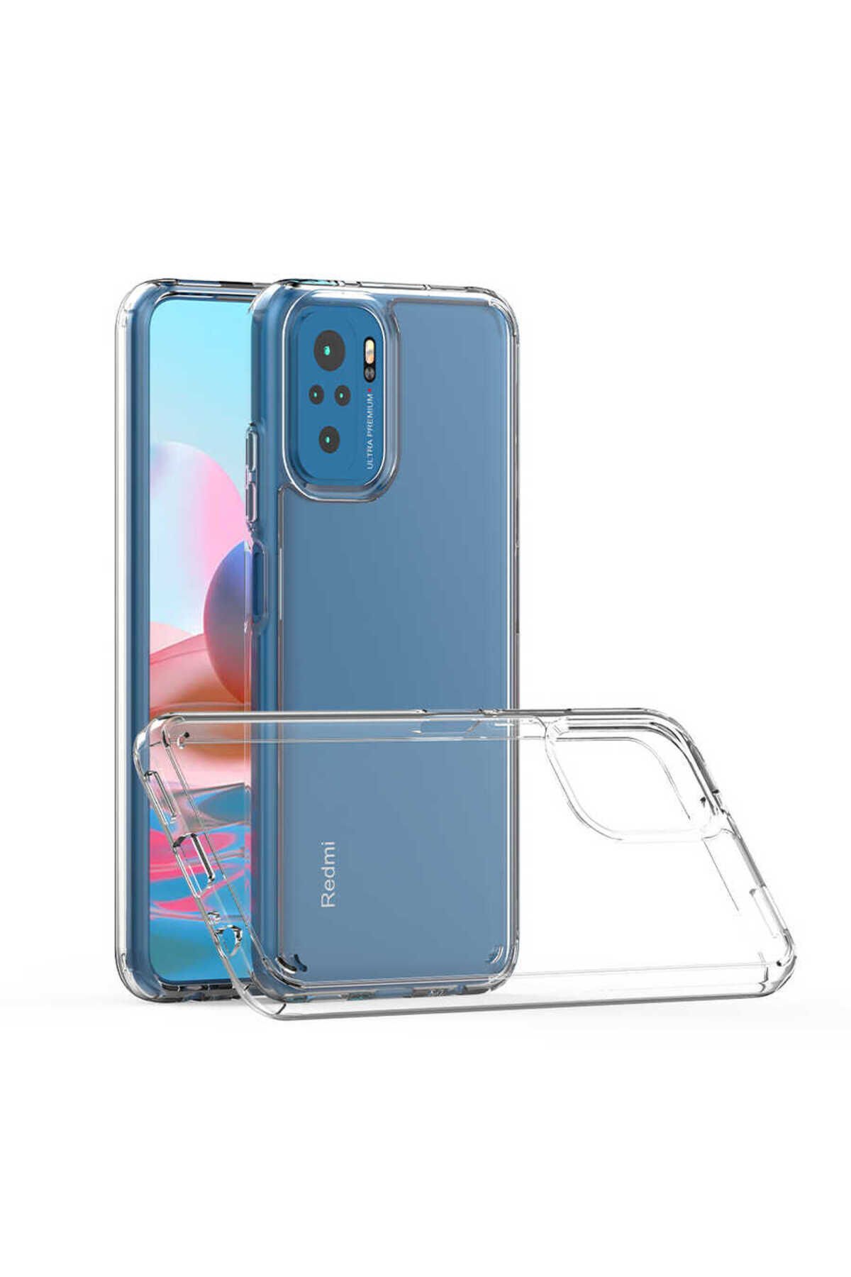 Poco M5S Kılıf SAFA Coss Kapak - Renksiz Renksiz