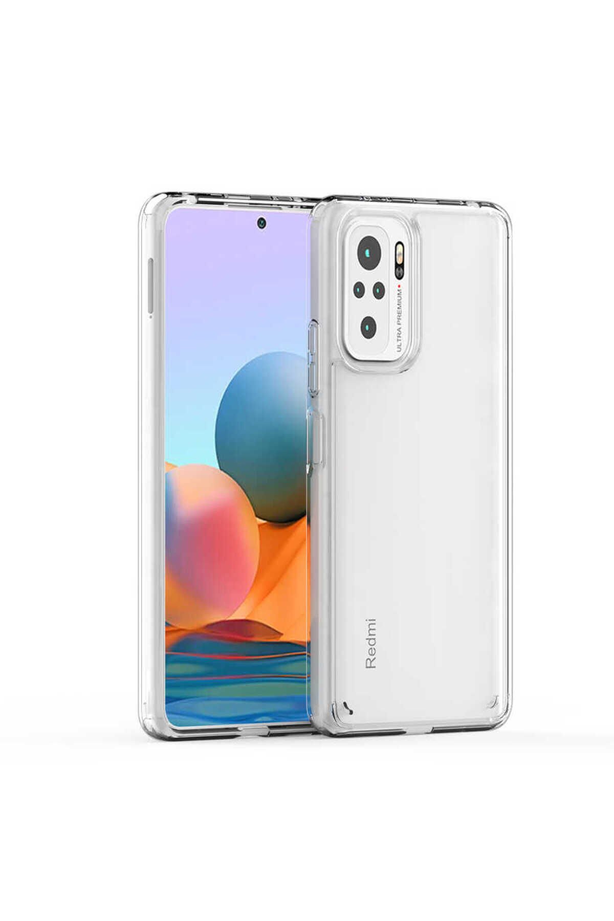 Poco M5S Kılıf SAFA Coss Kapak - Renksiz Renksiz