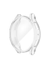 Galaxy Watch 5 44mm Silikon TPU Kasa ve Ekran Koruyucu BSAY Watch Gard 15 - Renksiz Şeffaf