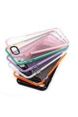 iPhone 8 Plus Kılıf BSAY Punto Kapak - Pembe Mor